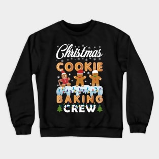 Christmas Lights Christmas Cookie Baking Crew Crewneck Sweatshirt